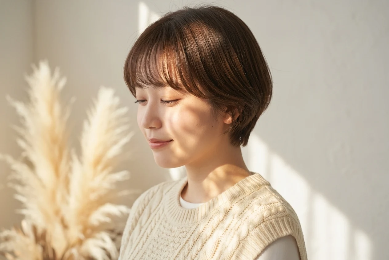 やわらかな光のヘアデザイン
